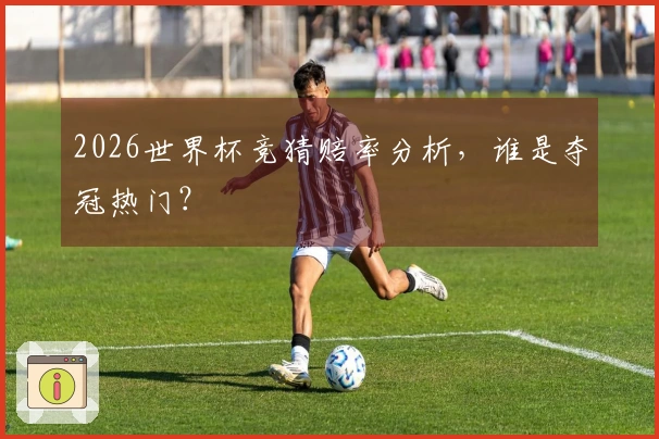 2026世界杯竞猜赔率分析，谁是夺冠热门？