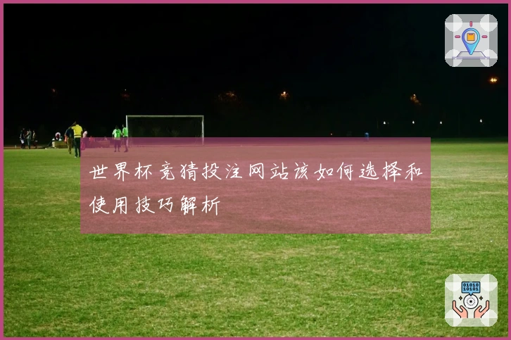 世界杯竞猜投注网站该如何选择和使用技巧解析